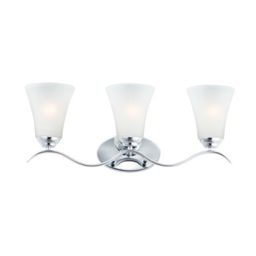 Maxim Lighting Vital 3-Light Bath Vanity Light - 120V - Polished Chrome