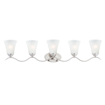 Maxim Lighting Vital 5-Light Bath Vanity Light - 120V - Satin Nickel