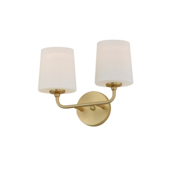 Maxim Lighting Bristol 2-Light Sconce - 120V - Satin Brass