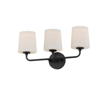 Maxim Lighting Bristol 3-Light Bath Vanity Light - 120V - Black