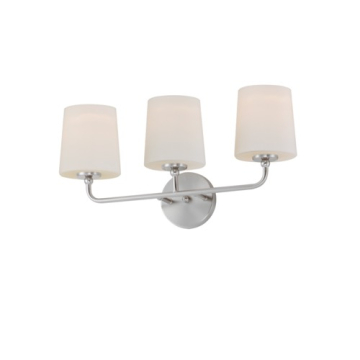 Maxim Lighting Bristol 3-Light Bath Vanity Light - 120V - Satin Nickel