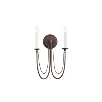 Maxim Lighting Plumette 2-Light Wall Sconce - 120V - Chestnut Bronze