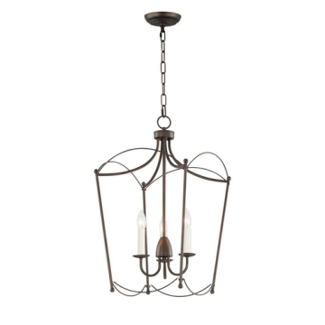 Maxim Lighting Plumette 3-Light Pendant - 120V - Chestnut Bronze