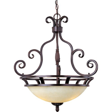 Maxim Lighting Manor 3-Light Pendant - 120V - Oil Rubbed Bronze