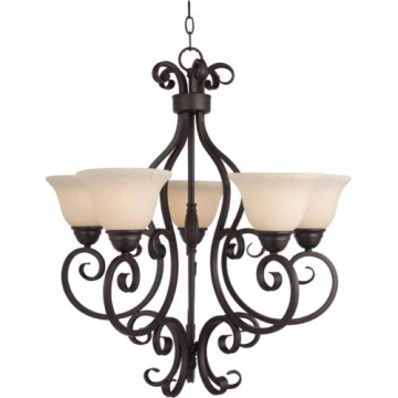 Maxim Lighting Manor 5-Light Chandelier - 120V - Oil Rubbed Bronze
