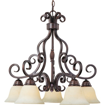 Maxim Lighting Manor 5-Light Chandelier - 120V - Oil Rubbed Bronze