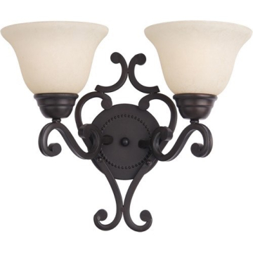 Maxim Lighting Manor 2-Light Wall Sconce - 120V - Oil Rubbed Bronze