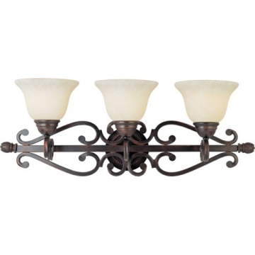 Maxim Lighting Manor 3-Light Bath Vanity Light - 120V - Oil Rubbed Bronze