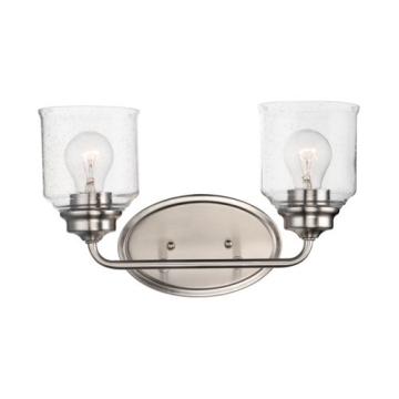 Maxim Lighting Acadia 2-Light Bath Vanity Light - 120V - Satin Nickel