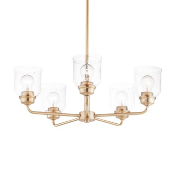 Maxim Lighting Acadia 5-Light Chandelier - 120V - Heritage Brass