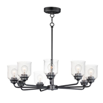 Maxim Lighting Acadia 8-Light Chandelier - 120V - Black