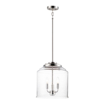 Maxim Lighting Acadia 3-Light Pendant - 120V - Satin Nickel