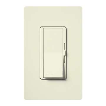 Lutron Diva Magnetic Low-Voltage Dimmer - Single-Pole - 450W Max - Biscuit