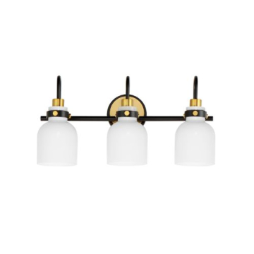Maxim Lighting Milk 3-Light Bath Vanity Light - 120V - Satin Brass