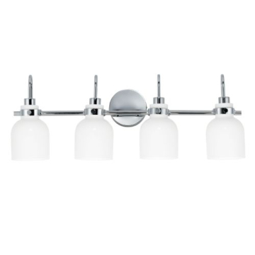 Maxim Lighting Milk 4-Light Bath Vanity Light - 120V - Polished Chrome