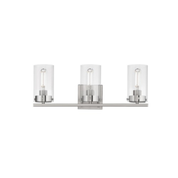 Maxim Lighting Pinn 3-Light Bath Vanity Light - 120V - Satin Nickel