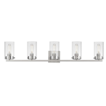 Maxim Lighting Pinn 5-Light Bath Vanity Light - 120V - Satin Nickel