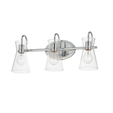 Maxim Lighting Ava 3-Light Bath Vanity Light - 120V - Polished Chrome