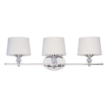 Maxim Lighting Rondo 3-Light Bath Vanity Light - 120V - Polished Nickel