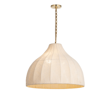 Maxim Lighting Hearthveil Pendant - 120V - Natural Aged Brass