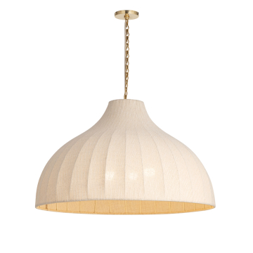 Maxim Lighting Hearthveil Pendant - 120V - Natural Aged Brass