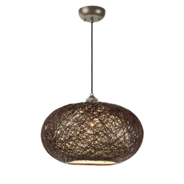 Maxim Lighting Bali 16" 1-Light Pendant - 120V - Chocolate