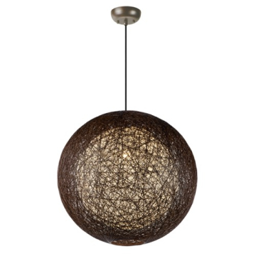 Maxim Lighting Bali 24" 1-Light Pendant - 120V - Chocolate