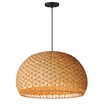 Maxim Lighting Tahiti 30" 3-Light Pendant - 120V - Black