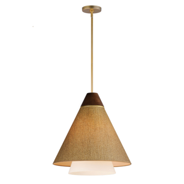 Maxim Lighting Sumatra 20" Pendant - 120V - Natural Aged Brass