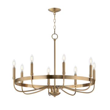 Maxim Lighting Frankie 8-Light Chandelier - 120V - Heritage