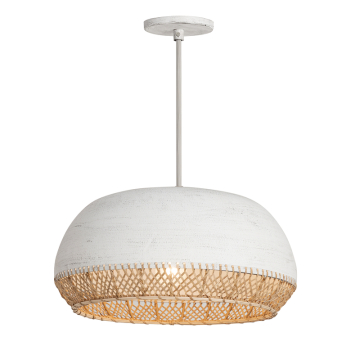 Maxim Lighting Tamba Large 1-Light Pendant - 120V - Ivory