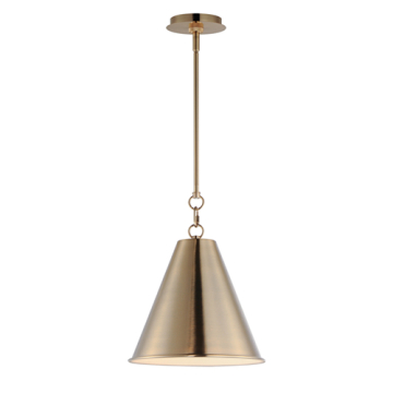 Maxim Lighting Veritas 12" 1-Light Pendant - 120V - Heritage