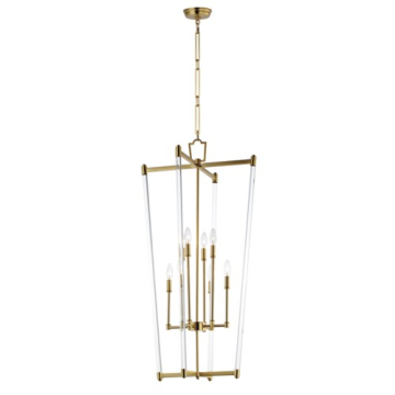 Maxim Lighting Lucent 8-Light Pendant - 120V - Heritage Brass