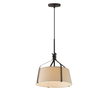 Maxim Lighting Bandera 14" 1-Light Pendant - 120V - Dark Bronze