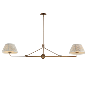 Maxim Lighting Dunbridge 2-Light Pendant - 120V - Weathered Brass