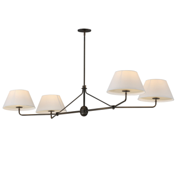 Maxim Lighting Dunbridge 4-Light Chandelier - 120V - Antique Bronze