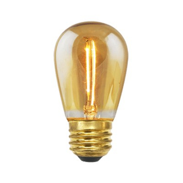 Green Creative Premium Series S14 LED Filament Lamp - 1W - 2000K - 35 Lumens - 120V