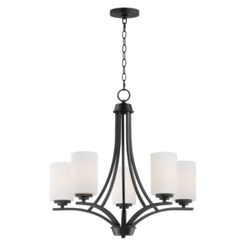 Maxim Lighting Deven 5-Light Chandelier - 120V - Black