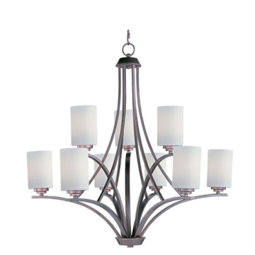 Maxim Lighting Deven 9-Light Chandelier - 120V - Oil Rubbed Bronze