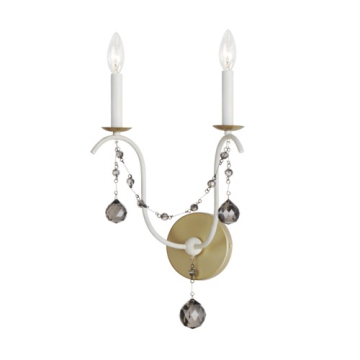 Maxim Lighting Formosa 2-Light Wall Sconce - 120V - Ecru / Venetian Gold