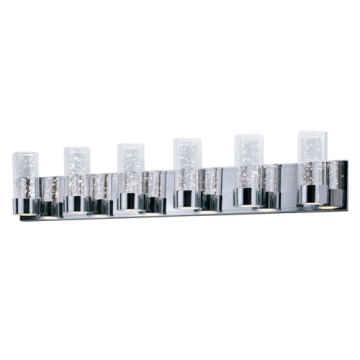 Maxim Lighting Sync 6-Light LED Bath Vanity Light - 120V - Polished Chrome