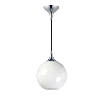 Maxim Lighting Neve Single Pendant - 120V - Polished Chrome - Marble Glass