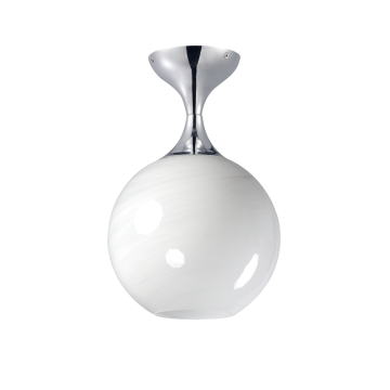Maxim Lighting Neve Flush Mount - 120V - Polished Chrome - Marble Glass