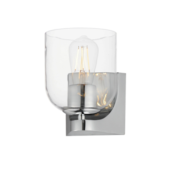 Maxim Lighting Scoop 1-Light Bath Vanity - 120V - Polished Chrome