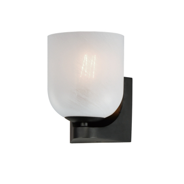 Maxim Lighting Scoop 1-Light Bath Vanity Light - 120V - Black
