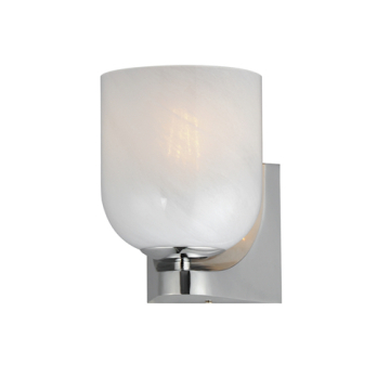 Maxim Lighting Scoop 1-Light Bath Vanity - 120V - Polished Chrome