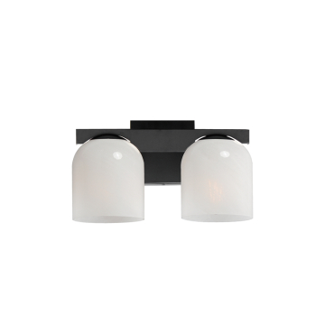 Maxim Lighting Scoop 2-Light Bath Vanity Light - 120V - Black