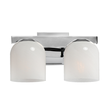 Maxim Lighting Scoop 2-Light Bath Vanity - 120V - Polished Chrome
