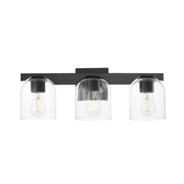 Maxim Lighting Scoop 3-Light Bath Vanity - 120V - Black