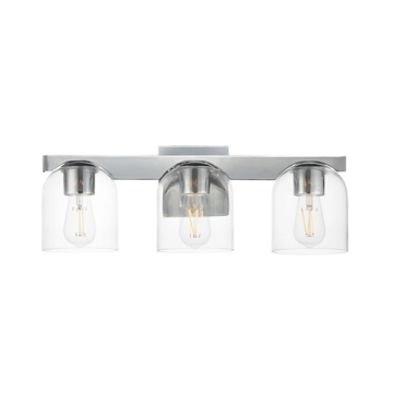 Maxim Lighting Scoop 3-Light Bath Vanity - 120V - Polished Chrome